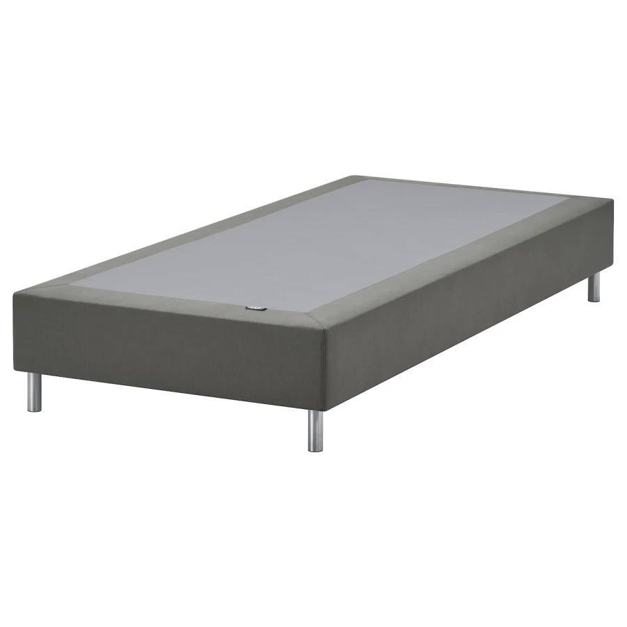 Каркас кровати - LYNGÖR / LYNGОR IKEA/ ЛЮНГЕРЬ ИКЕА,  90х200 см,  серый (изображение №1)