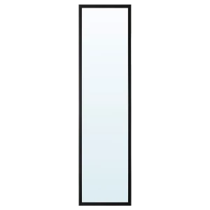 Зеркало настенное - IKEA LILJETRÄD/ЛИЛДЖЕТРЭД ИКЕА, 115х30 см, черный