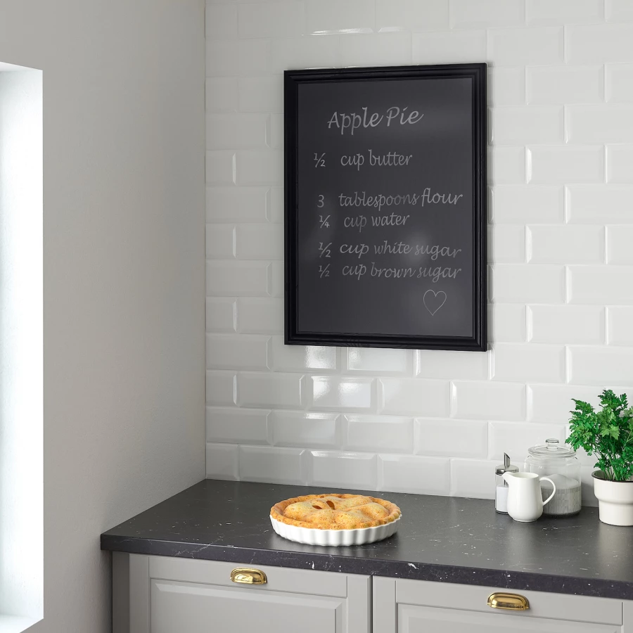 Доска для заметок - SÄVSTA / SАVSTA IKEA/ СЭВСТА ИКЕА, 50х70 см,  черный (изображение №3)
