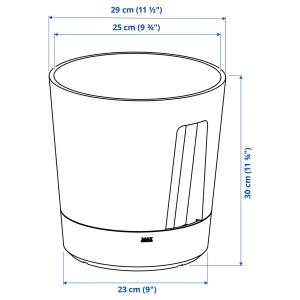 Второе фото. VÅRDTRÄD Самополивающееся кашпо ИКЕА