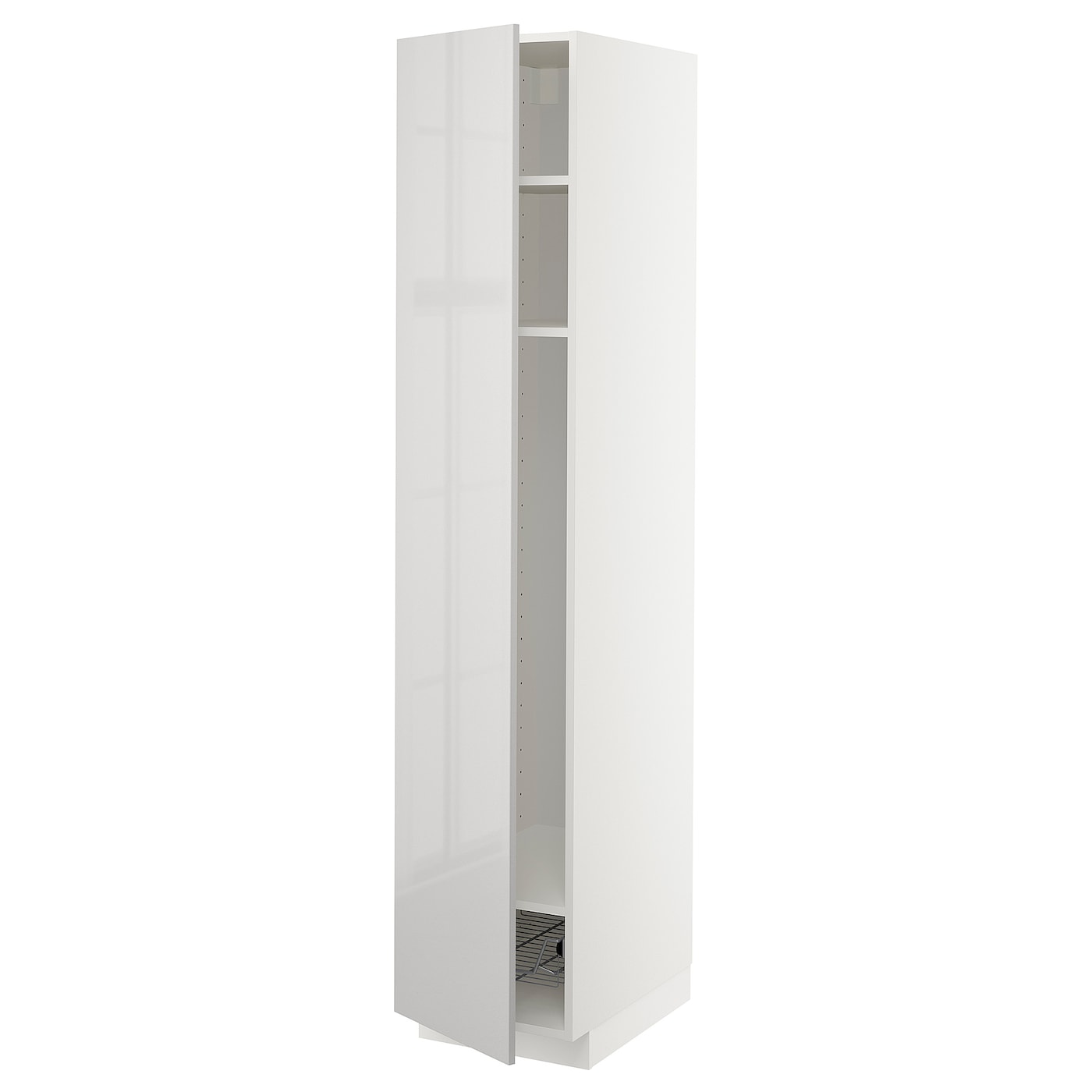 Шкаф для встроенной техники - IKEA METOD, 208x62x40см, белый, МЕТОД  ИКЕА