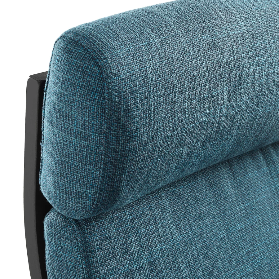 Кресло-качалка - POÄNG / POАNG IKEA/  ПОЭНГ ИКЕА,  72х62 см, синий (изображение №5)