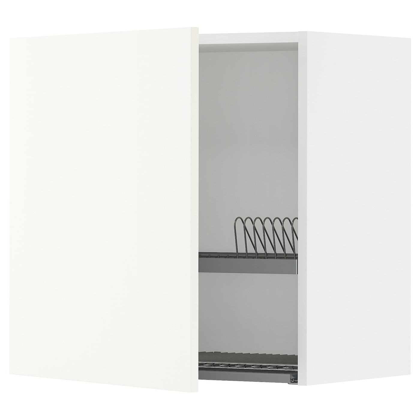 Навесной шкаф с сушилкой - METOD IKEA/ МЕТОД ИКЕА, 60х60 см, белый