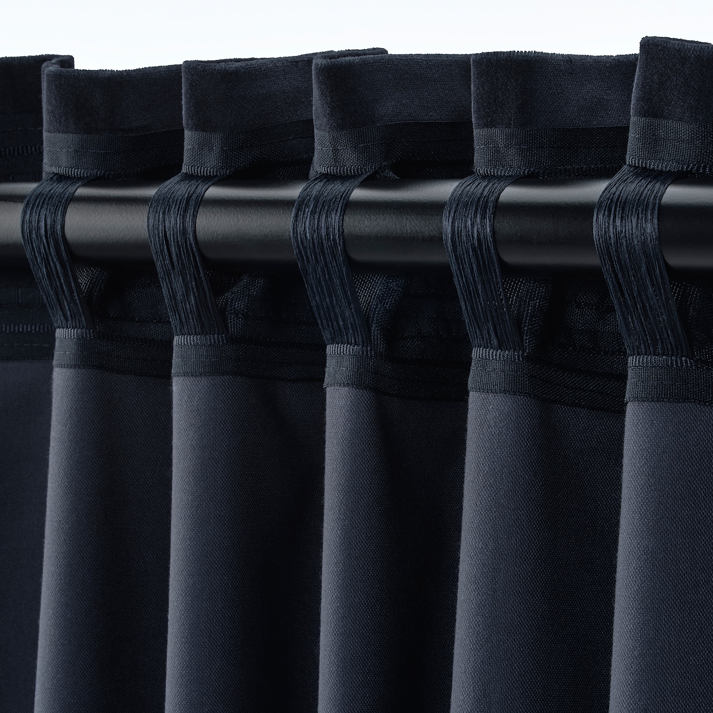 Ikea black curtains hotsell