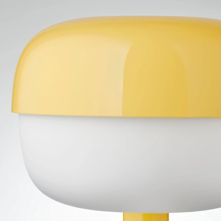 Настольная лампа - BLÅSVERK /BLАSVERK IKEA/ БЛОСВЕРК ИКЕА, желтый (изображение №5)
