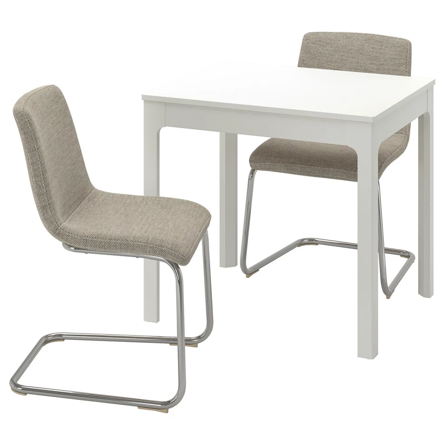 EKEDALEN / LUSTEBO Стол и 2 стула ИКЕА (изображение №1)