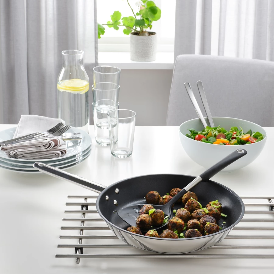 Сковорода - IKEA 365+, 28 см, черный, 365+ ИКЕА (изображение №13)
