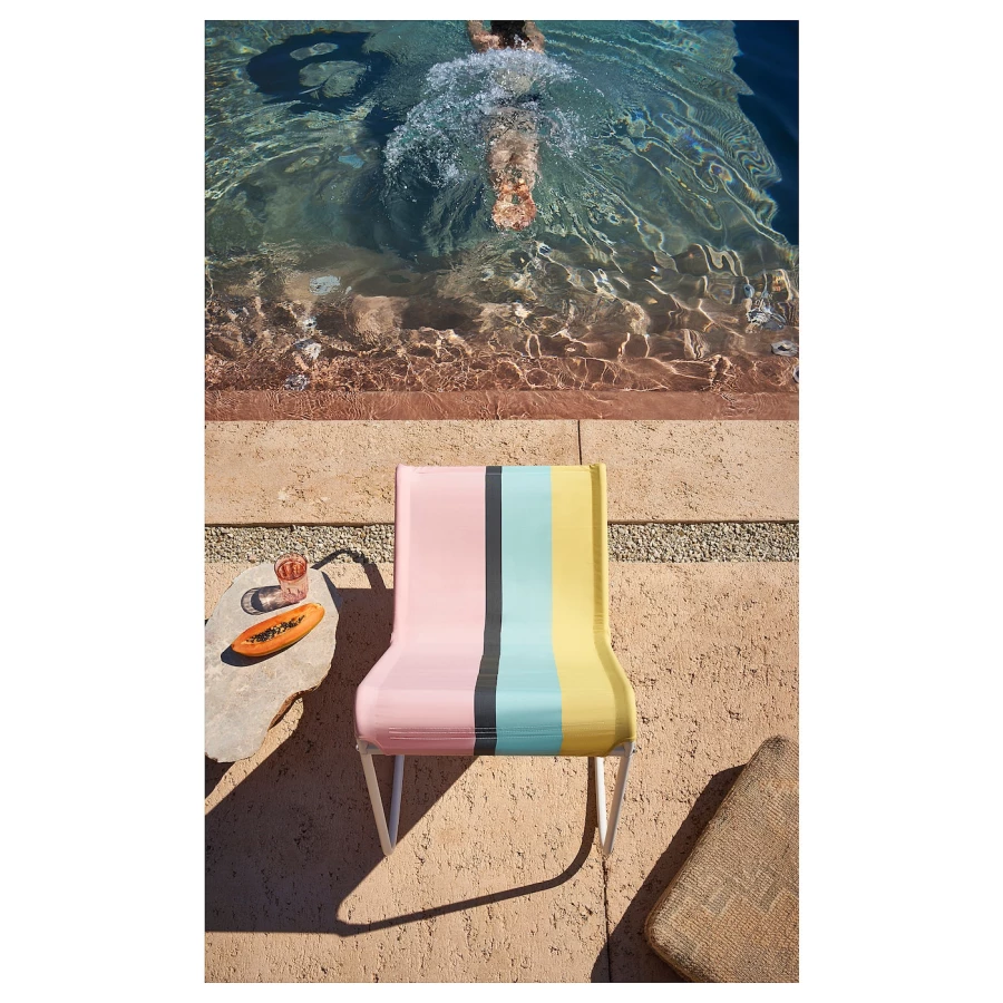 Кресло-качалка - IKEA TUMHOLMEN/ТУМХОЛЬМЕН ИКЕА, 55х84х107 см, разноцветный (изображение №7)