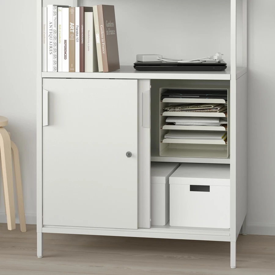 Шкаф - TROTTEN IKEA/ ТРОТТЕН ИКЕА,  240х180 см, белый (изображение №4)
