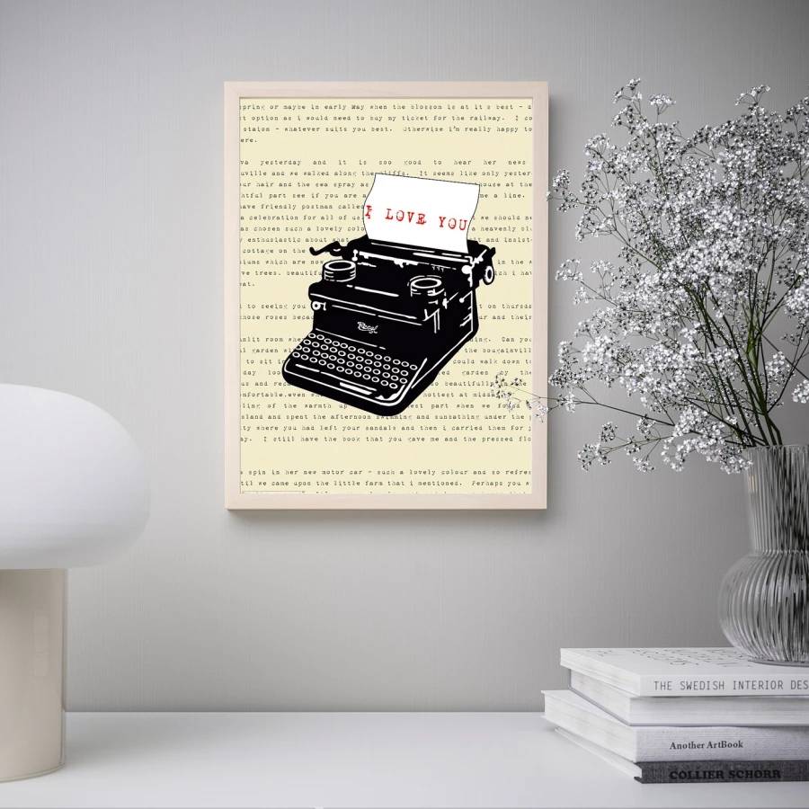 Постер - IKEA BILD, 30х40 см, «Любовное письмо», БИЛЬД ИКЕА (изображение №2)