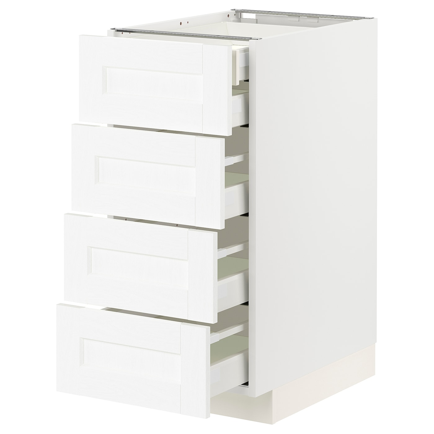 Напольный шкаф  - IKEA METOD MAXIMERA, 88x61,9x40см, белый, МЕТОД МАКСИМЕРА ИКЕА