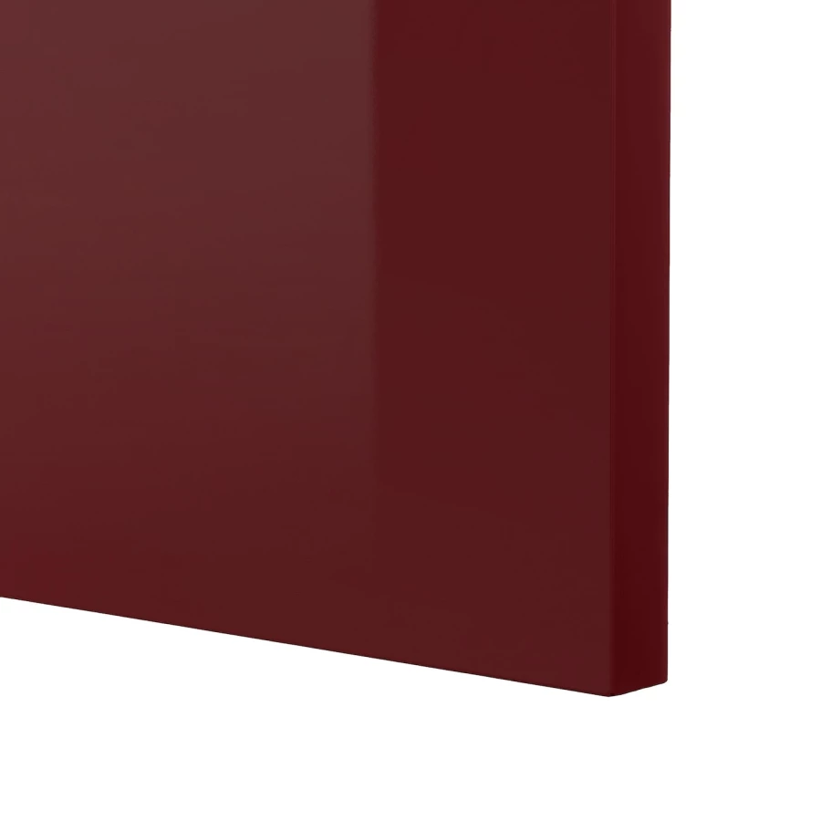 Напольный кухонный шкаф  - IKEA METOD MAXIMERA, 80x37x80см, белый/бордовый, МЕТОД МАКСИМЕРА ИКЕА (изображение №2)