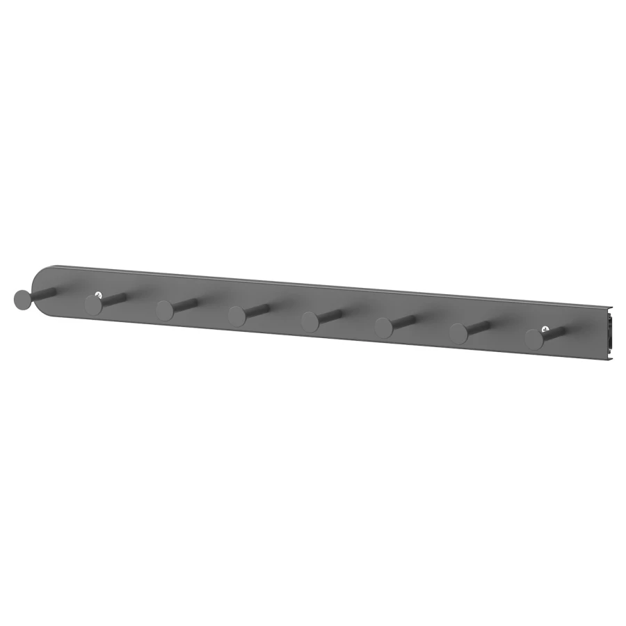 Выдвижная многофункциональная вешалка - IKEA KOMPLEMENT/ КОМПЛИМЕНТ ИКЕА, 58 см, серый (изображение №1)