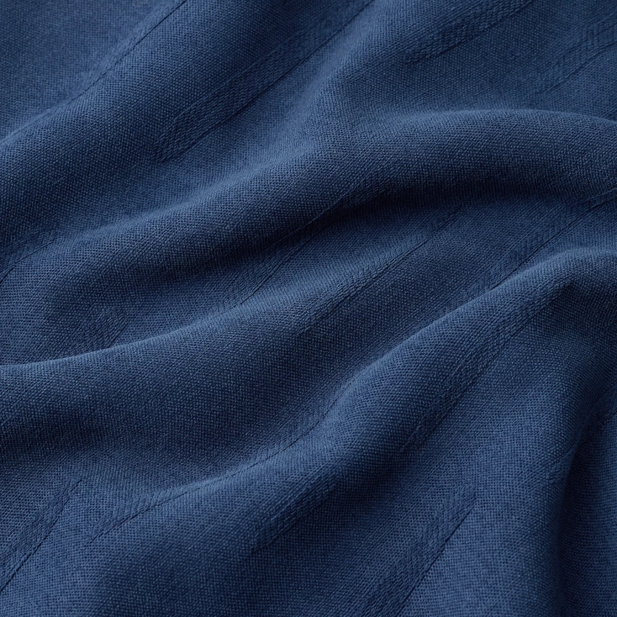 Штора, 2 шт. - IKEA LAGEROLVON, 300х145 см, синий, ЛАГЕРОЛЬВОН ИКЕА (изображение №5)