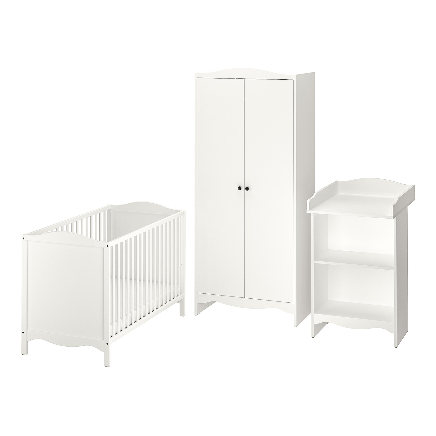 Комплект детской мебели - IKEA SMÅGÖRA/SMAGORA, 120x60см, белый, СМОГЁРА ИКЕА