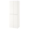 Шкаф детский - IKEA PLATSA/SMÅSTAD/SMASTAD, 60x57x181 см, белый, ИКЕА