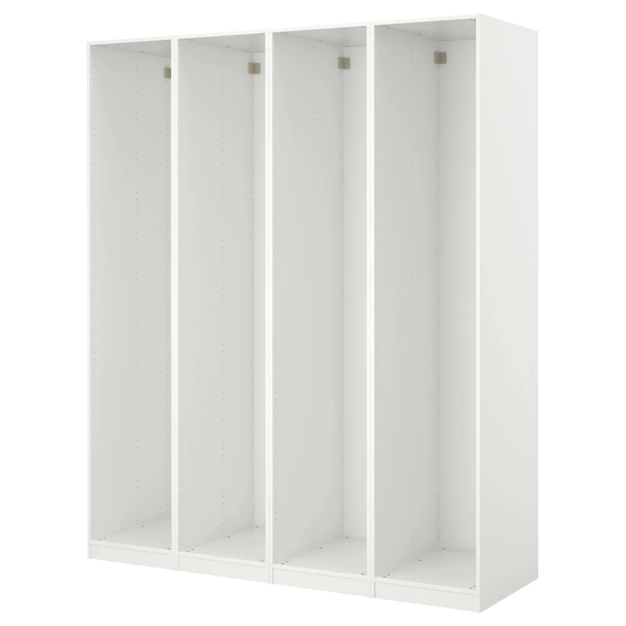 Каркас гардероба - IKEA PAX, 200x58x236 см, белый ПАКС ИКЕА (изображение №1)