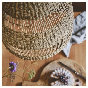 Второе фото. Абажур - IKEA TORARED/ТОРАРЕД ИКЕА, 34х36 см, светло-коричневый