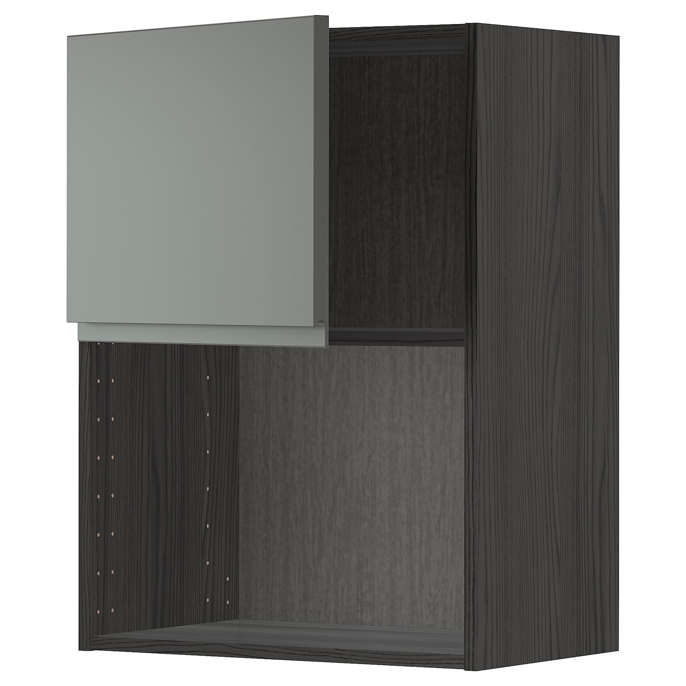 Навесной шкаф  - METOD  IKEA/  МЕТОД ИКЕА, 80х60 см, черный/серый