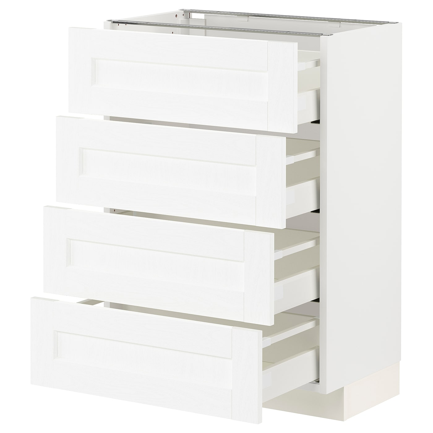 Напольный кухонный шкаф  - IKEA METOD MAXIMERA, 88x39,5x60см, белый, МЕТОД МАКСИМЕРА ИКЕА
