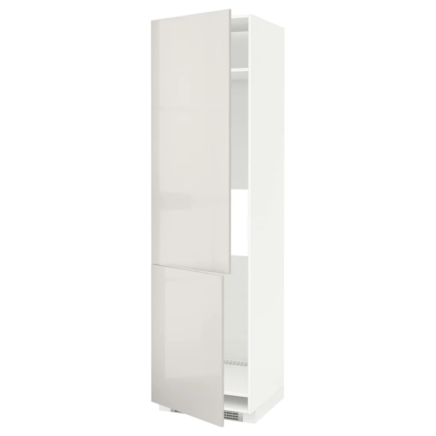 Шкаф для встроенной техники - IKEA METOD, 228x62x60см, белый, МЕТОД  ИКЕА (изображение №1)