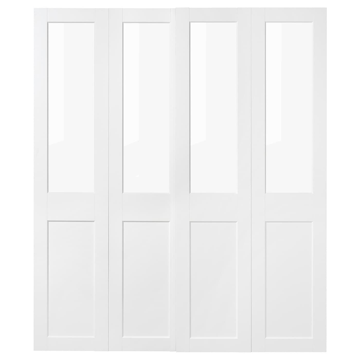 Раздвижные двери - IKEA GRIMO/ГРИМО ИКЕА, 236х200 см, белый