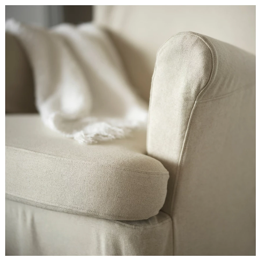Чехол на кресло - STRANDMON IKEA/ СТРАНДМОН ИКЕА,  бежевый (изображение №6)