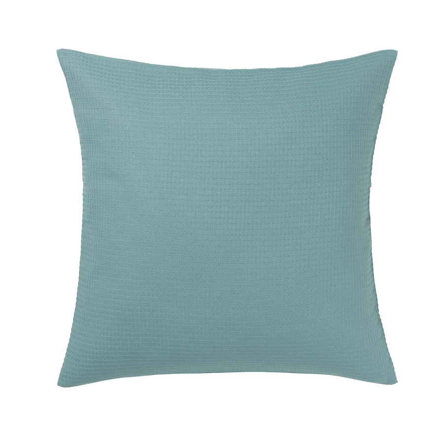 Чехол на подушку - EBBATILDA IKEA/ЭББАТИЛЬДА ИКЕА, 50x50 см,  голубой (изображение №1)