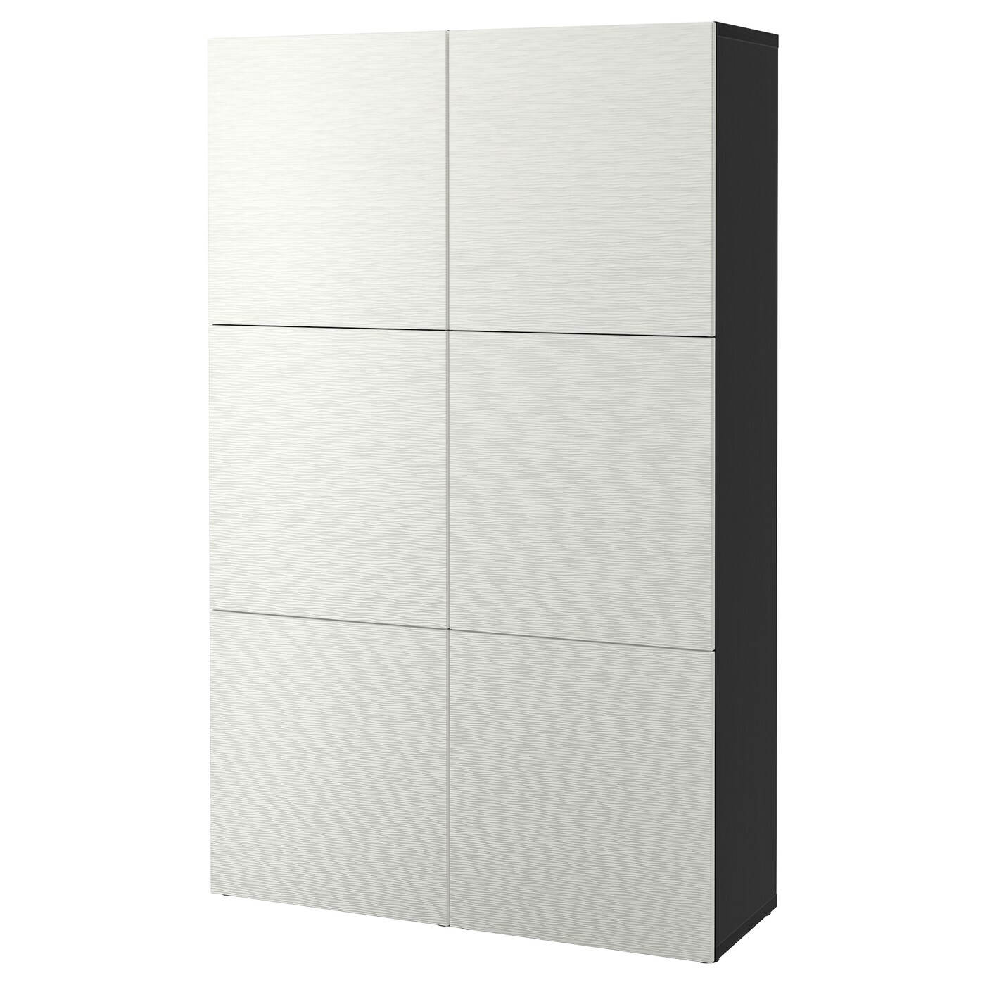 Комбинация для хранения - BESTÅ/ BESTА IKEA/ БЕСТА/БЕСТО ИКЕА, 193х120 см, белый/черный
