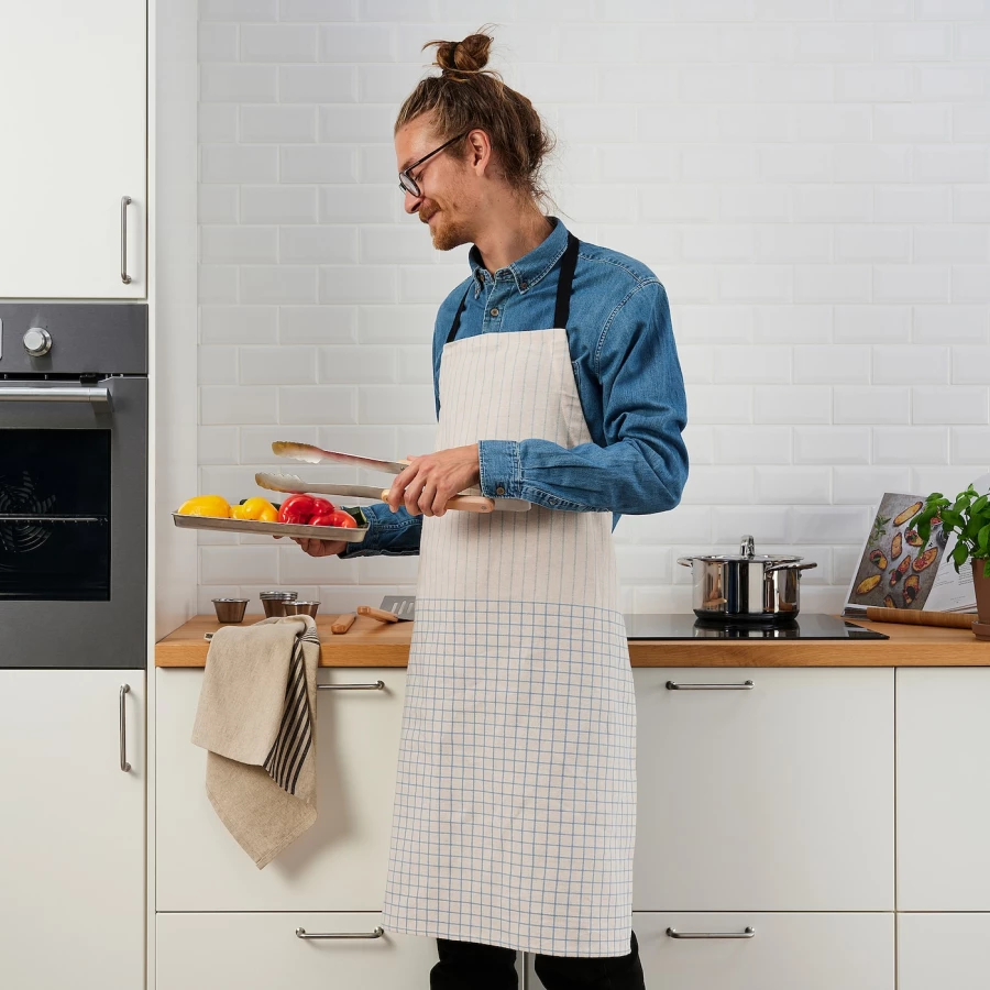 Кухонный фартук - IKEA RÖDKNOT/RODKNOT, 92х70 см, бежевый/с рисунком, РЕДКНОТ ИКЕА (изображение №3)