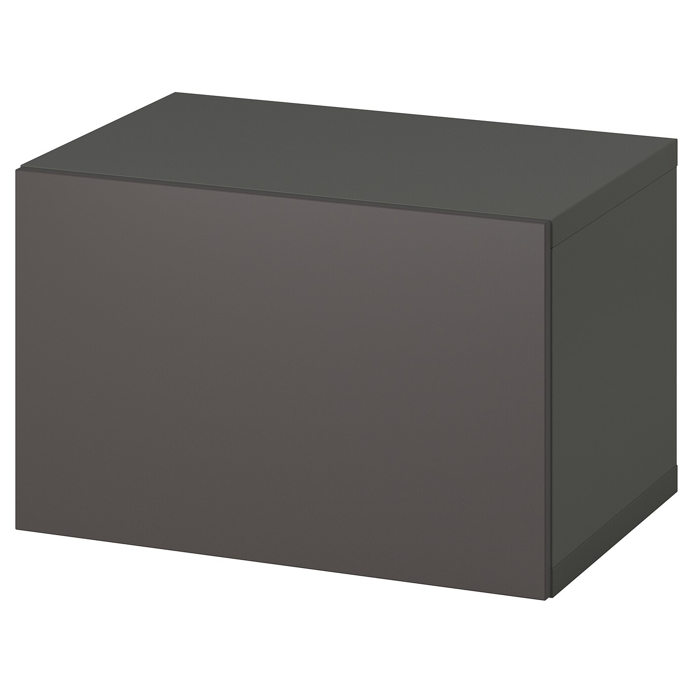 Комбинация для хранения - BESTÅ/ BESTА IKEA/ БЕСТА/БЕСТО ИКЕА, 60х38 см, темно-серый