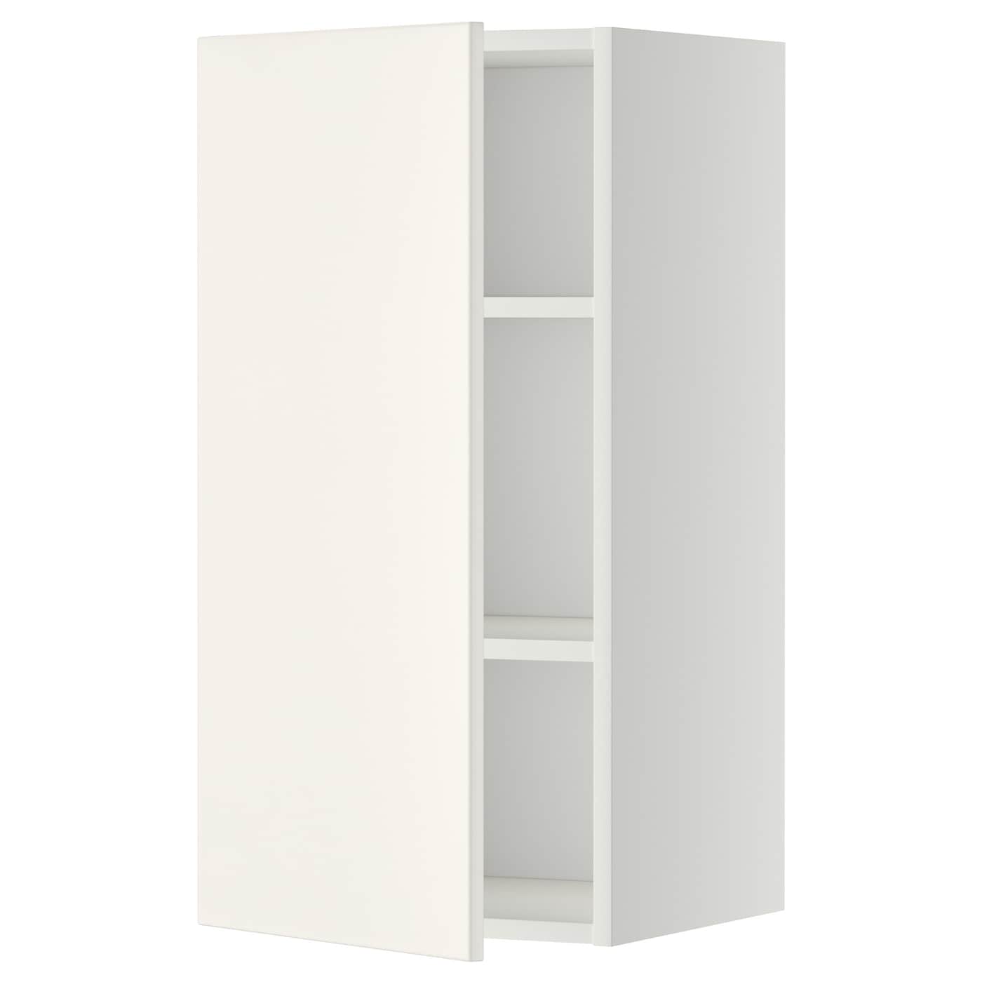 Навесной шкаф с полкой - METOD IKEA/ МЕТОД ИКЕА, 80х40 см, белый