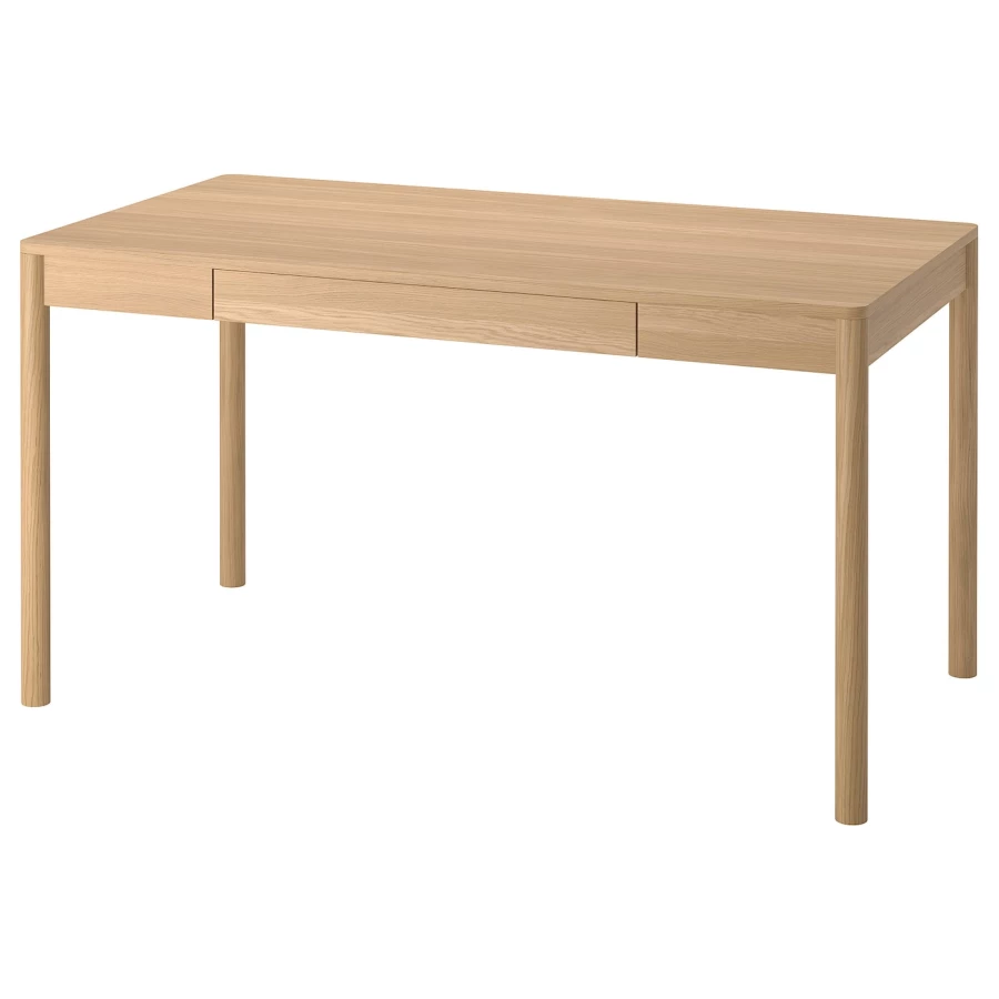 Письменный стол - IKEA TONSTAD, 140x75 см, бежевый, ТОНСТАД ИКЕА (изображение №1)