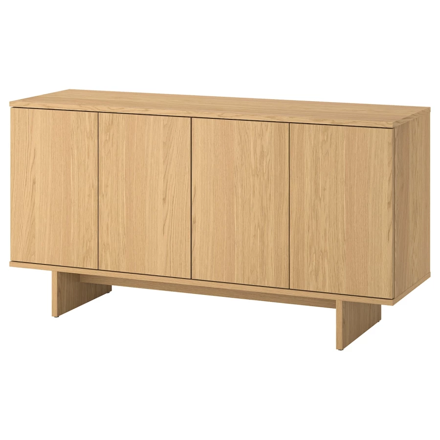 Тумба IKEA  STOCKHOLM 2025/СТОКГОЛЬМ2025 ИКЕА,  161x42x83, светло-коричневый (изображение №1)