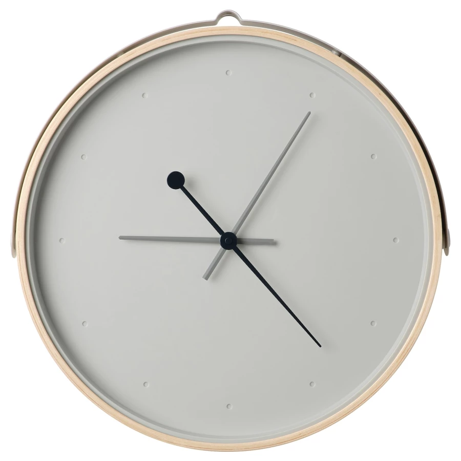 Настенные часы - IKEA ROTBLÖTA/ROTBLOTA/РОТБЛОТА ИКЕА, 42 см, белый (изображение №1)