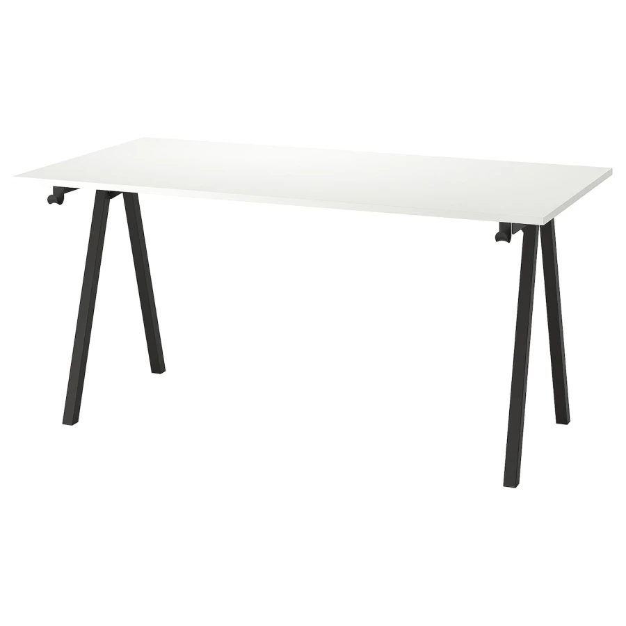 Письменный стол  - IKEA TROTTEN  /ТРОТТЕН ИКЕА, 160х75 см, белый (изображение №1)