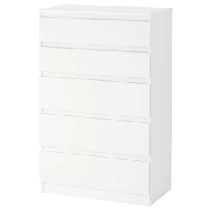 Комод с 5 ящиками - IKEA KULLEN/КУЛЛЕН ИКЕА, 112х40х70 см, белый