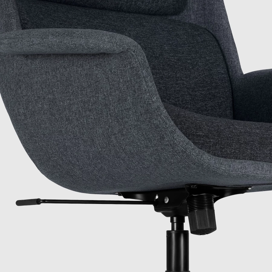Вращающееся кресло - IKEA ÄLEBY/ALEBY, 88x86x100см, серый, АЛЕБИ ИКЕА (изображение №5)
