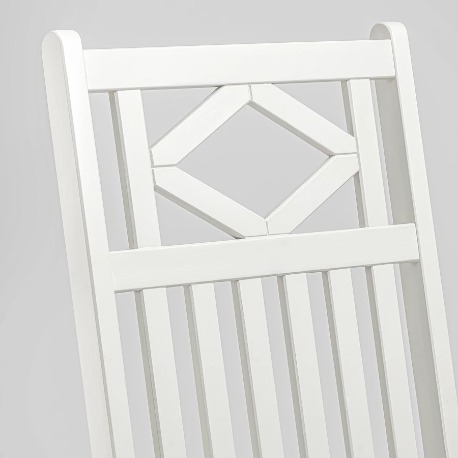 Садовое кресло - BONDHOLMEN IKEA/  БОНДХОЛЬМЕН ИКЕА,  107х58 см, белый (изображение №2)