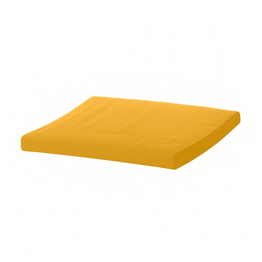 Подушка для подставки для ног - POÄNG / POАNG  IKEA/  ПОЭНГ ИКЕА,  60х53 см,  желтый (изображение №1)