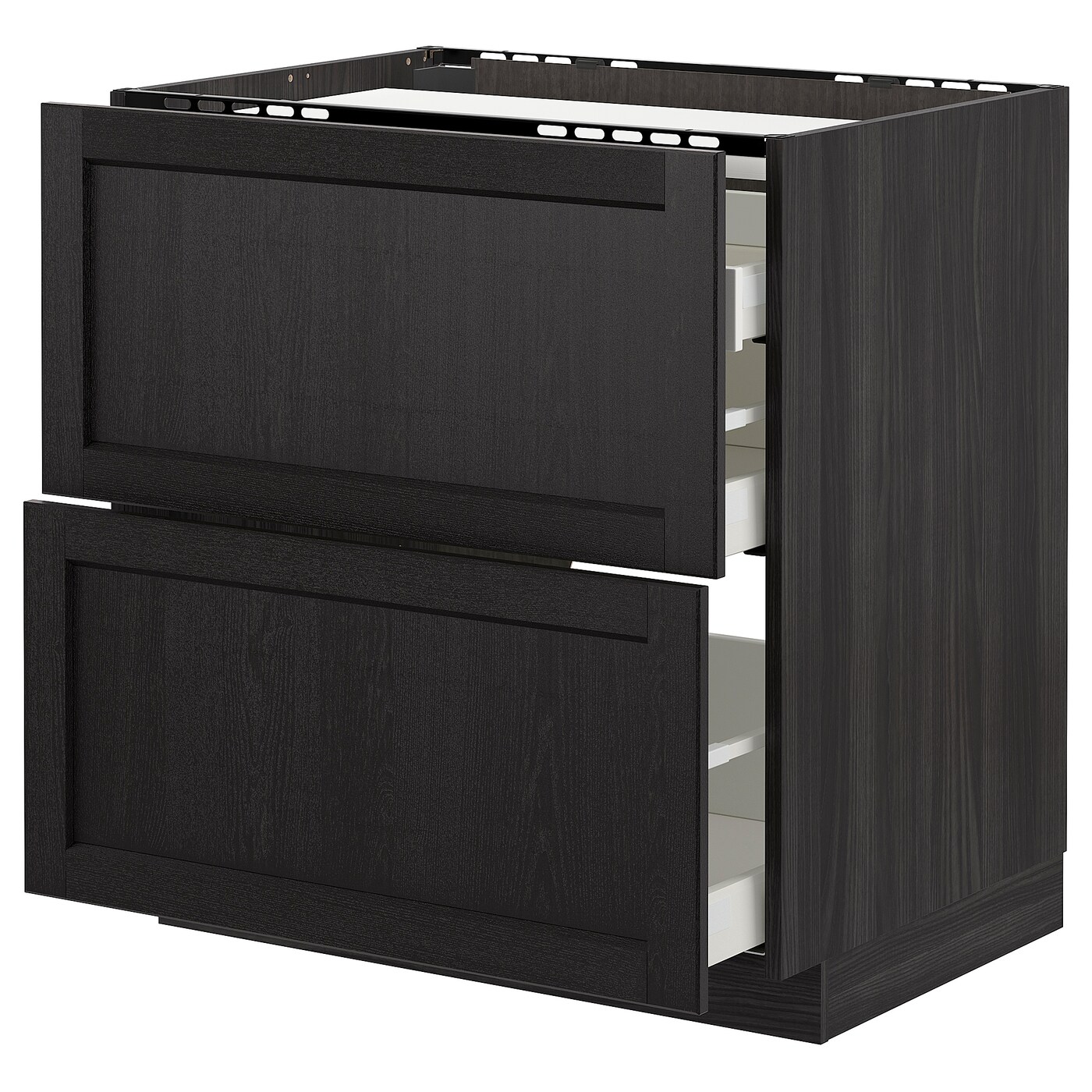 Напольный шкаф  - IKEA METOD MAXIMERA, 88x61,8x80см, черный, МЕТОД МАКСИМЕРА ИКЕА