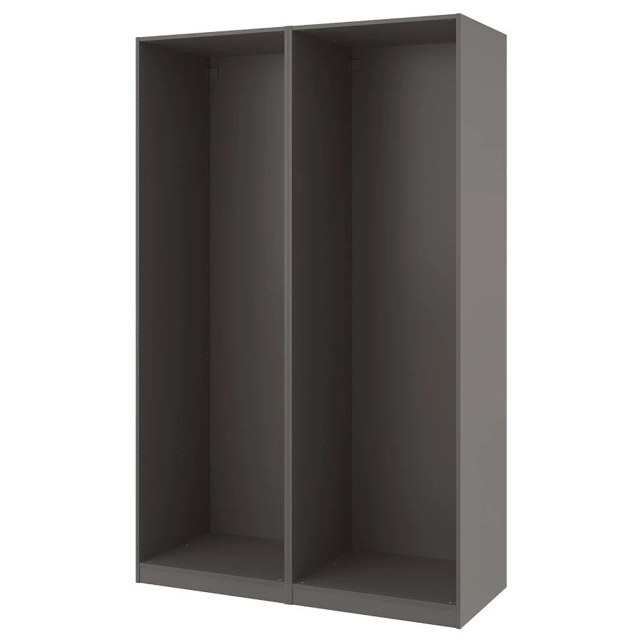 Каркас гардероба - IKEA PAX, 150x58x236 см, темно-серый ПАКС ИКЕА (изображение №1)