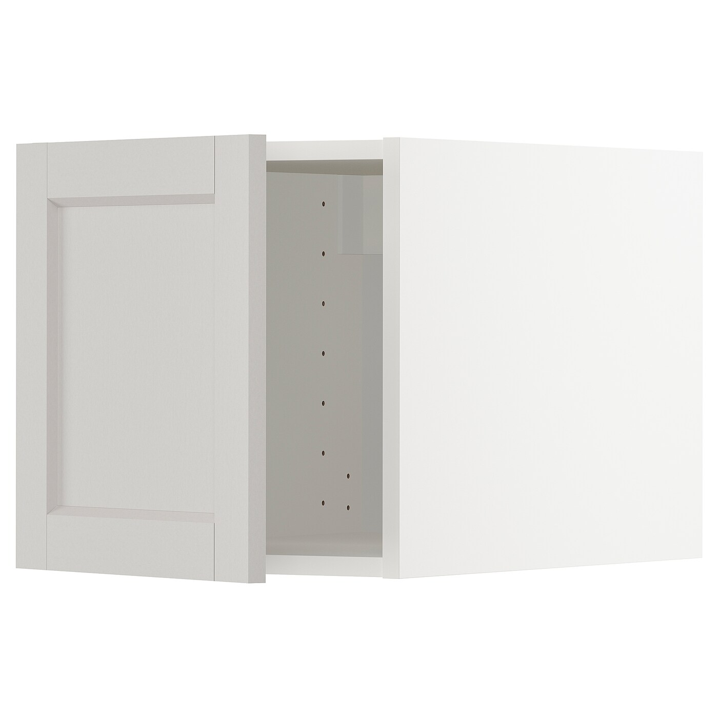 METOD Навесной шкаф - METOD IKEA/ МЕТОД ИКЕА, 40х40 см, белый/светло-серый