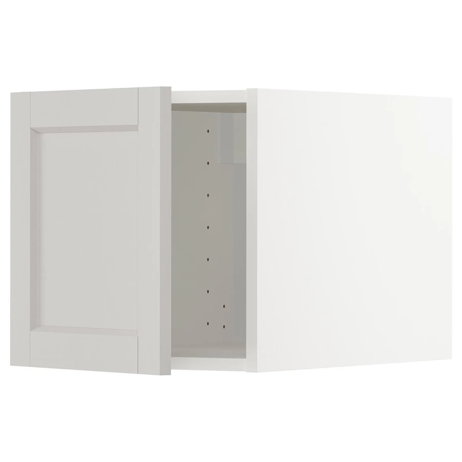 METOD Навесной шкаф - METOD IKEA/ МЕТОД ИКЕА, 40х40 см, белый/светло-серый (изображение №1)