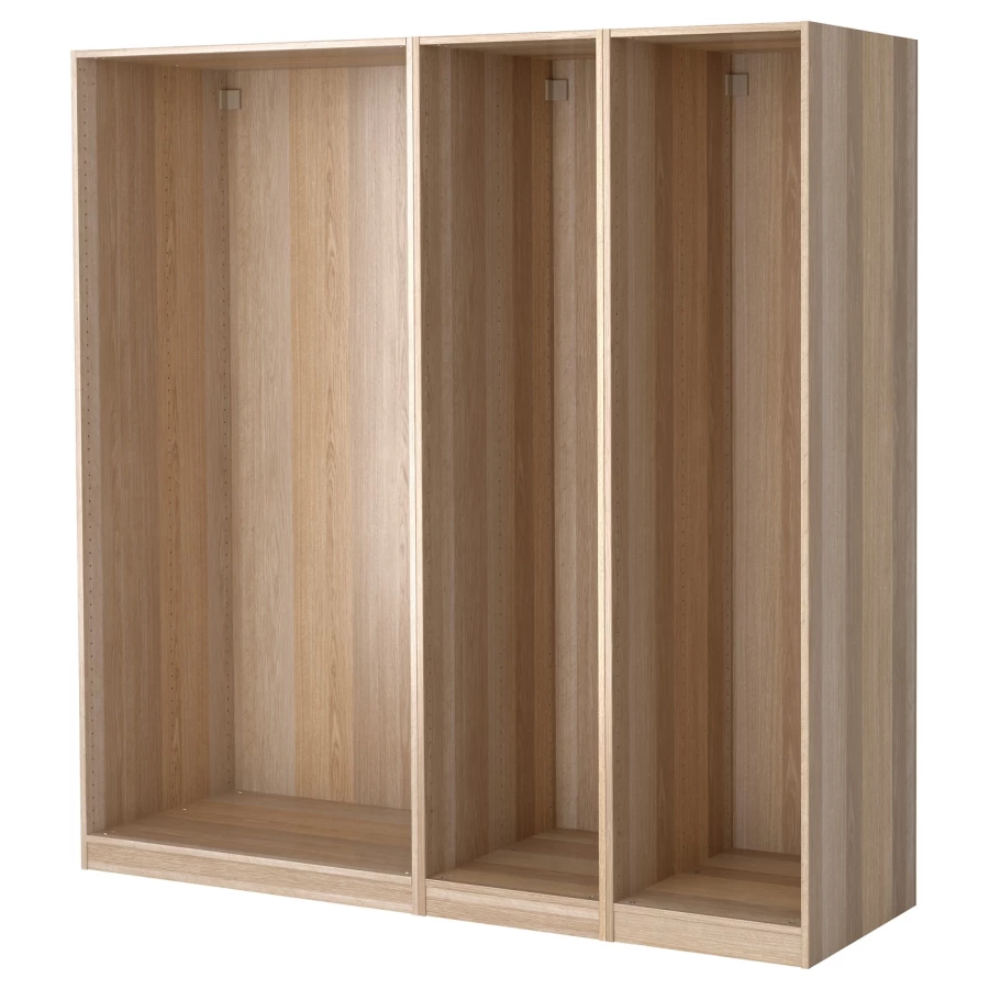 3 каркаса гардероба - PAX IKEA/ ПАКС ИКЕА, 200x58x201  см, коричневый (изображение №1)
