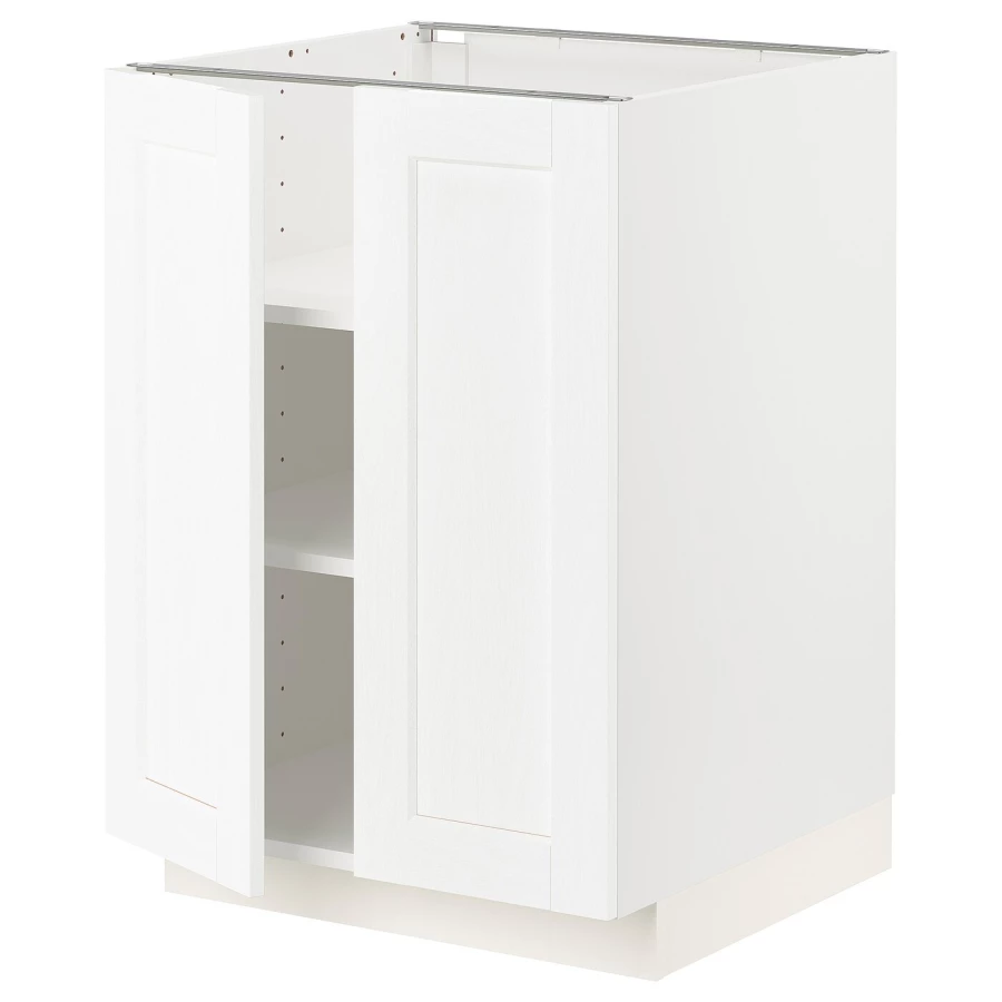 Напольный шкаф - METOD IKEA/ МЕТОД ИКЕА,  60х88 см, белый (изображение №1)