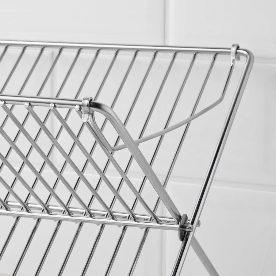 Сушилка для посуды - IKEA KVOT, 29x48 см, оцинкованная, КВОТ ИКЕА (изображение №4)
