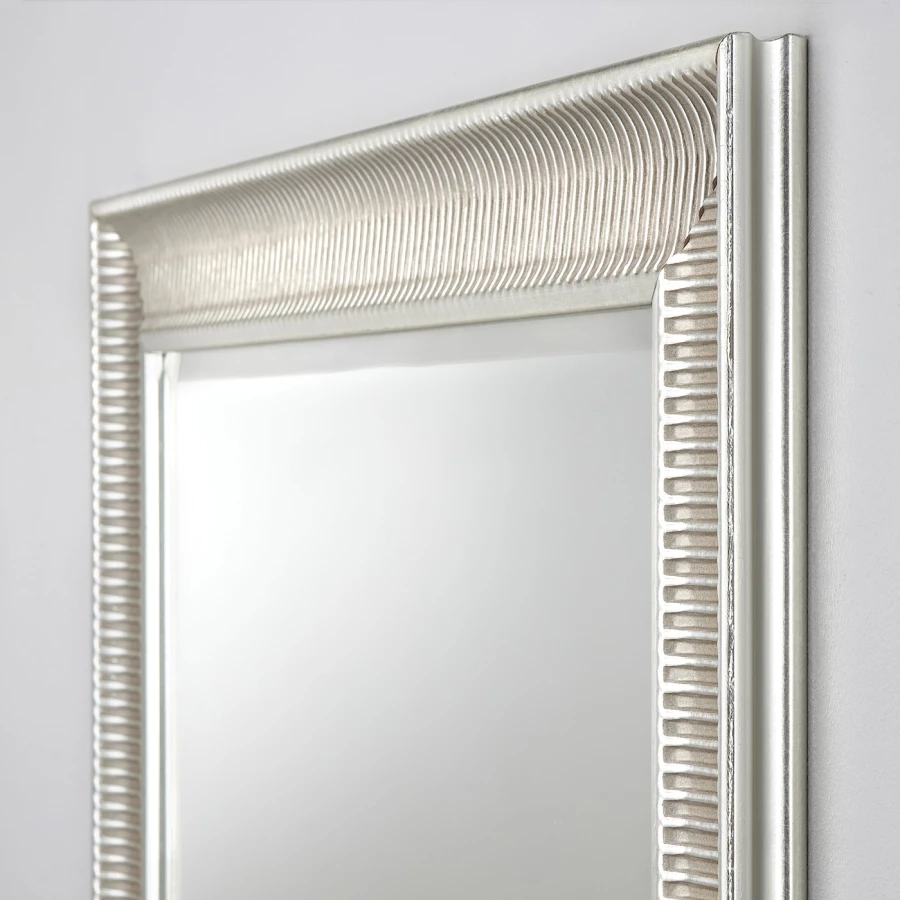Зеркало - SONGE IKEA/ СОНГЕ ИКЕА, 91х130 см,  серый (изображение №4)