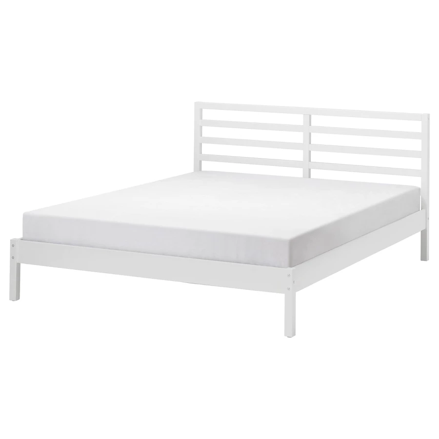Каркас кровати - TARVA  IKEA/  ТАРВА ИКЕА,  209х148 см, белый (изображение №1)