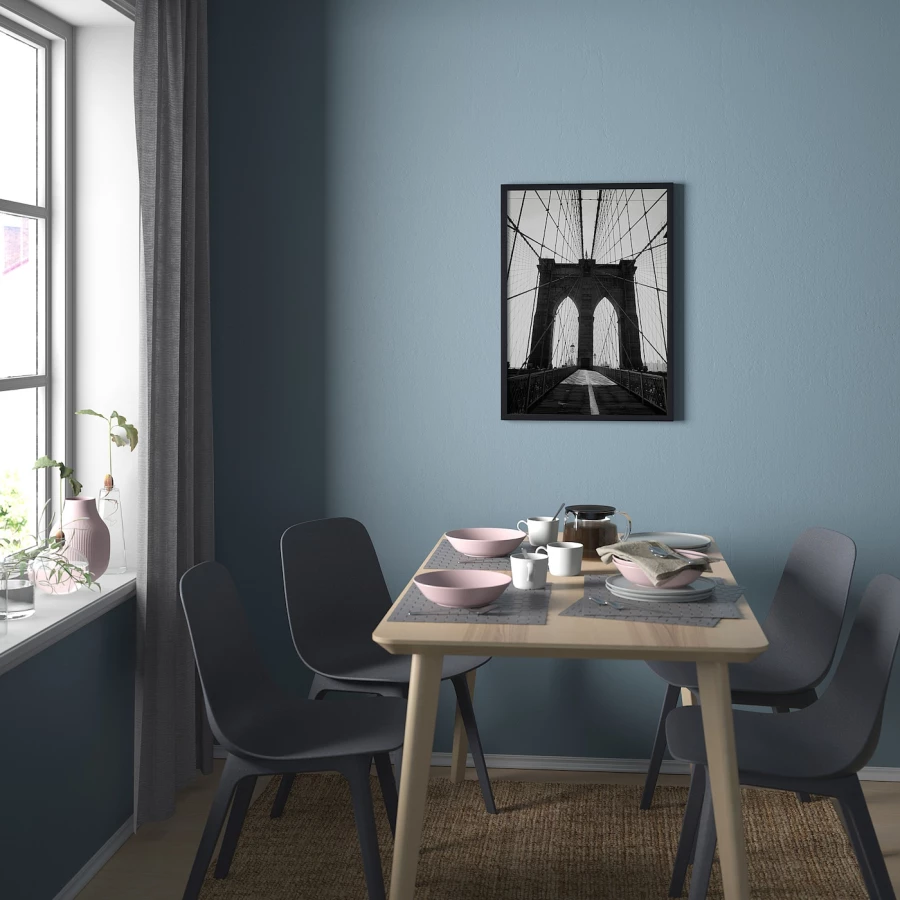 Постер - IKEA BILD, 50х70 см, «Бруклинский Мост», БИЛЬД ИКЕА (изображение №3)